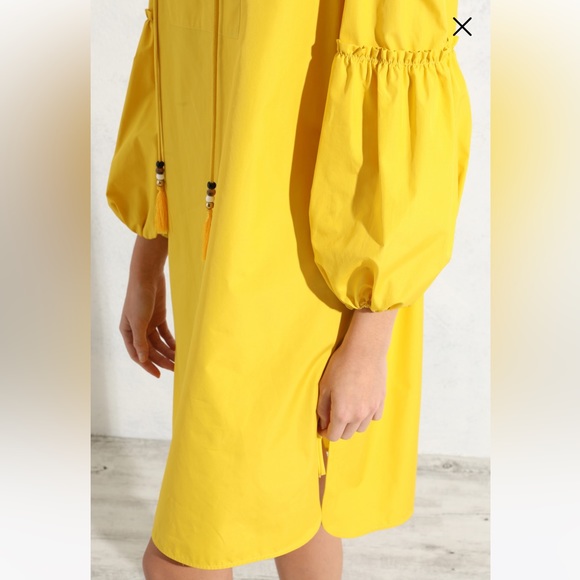 SOLD! on ebay MaxMara Poplin Fedora label-cut Full-Sleeve Tunic DressSize:IT36 - Picture 3 of 13